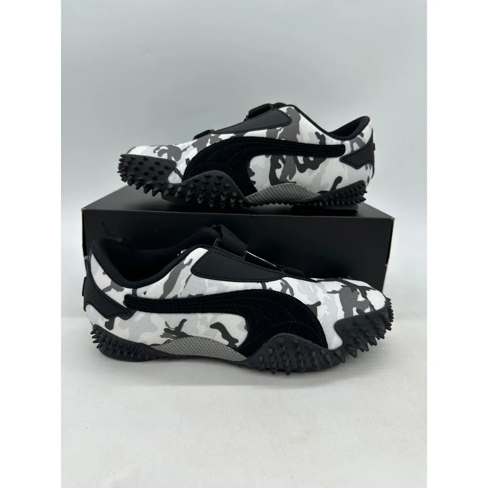 Puma Mostro Camo Men's Size 7 Women's 8.5 Black White Athletic Shoes 401540 02